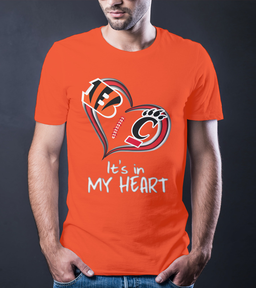 Bengals Bearcats It's In My Heart T-Shirt