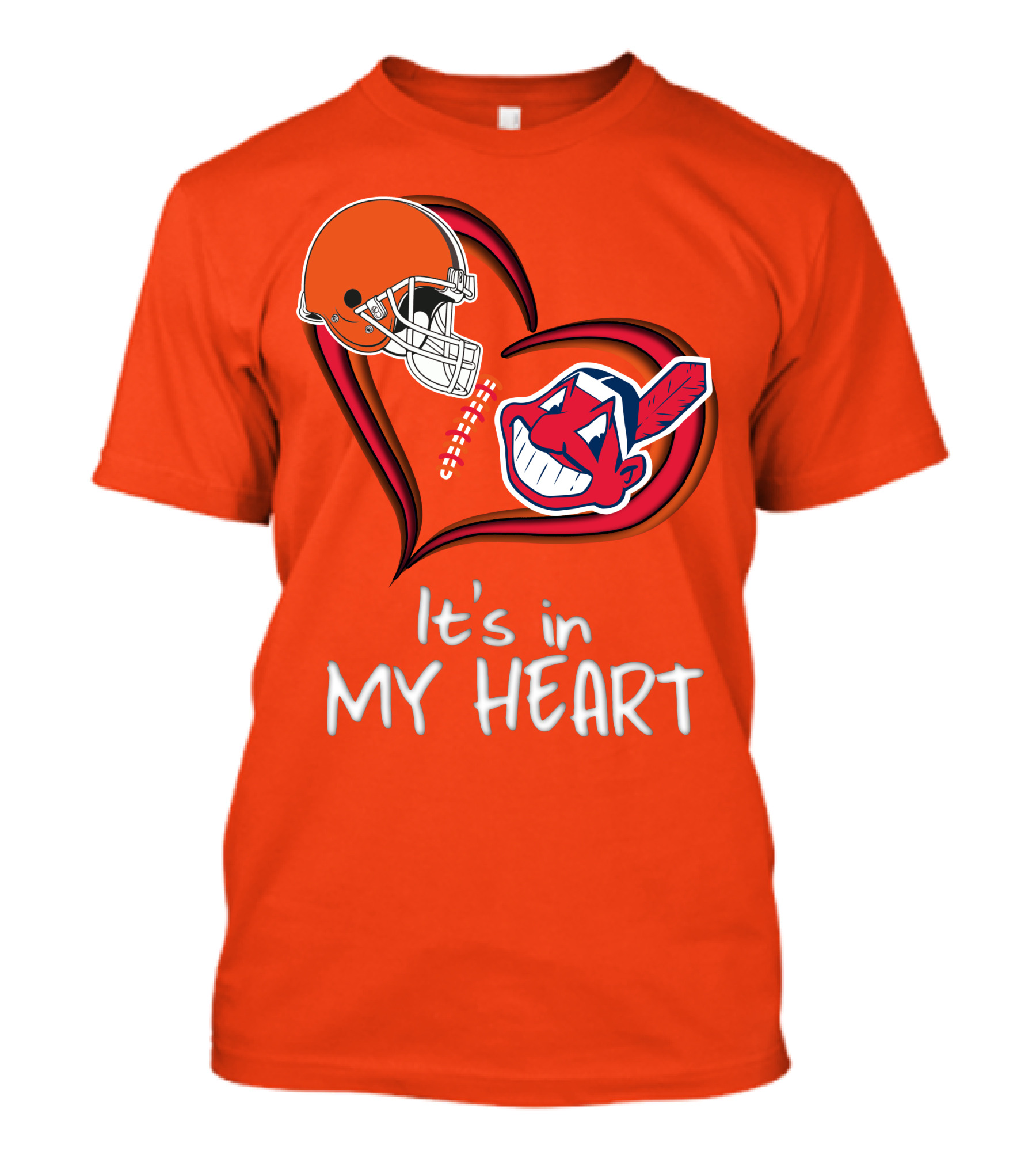 Browns Indians It's In My Heart T-Shirt