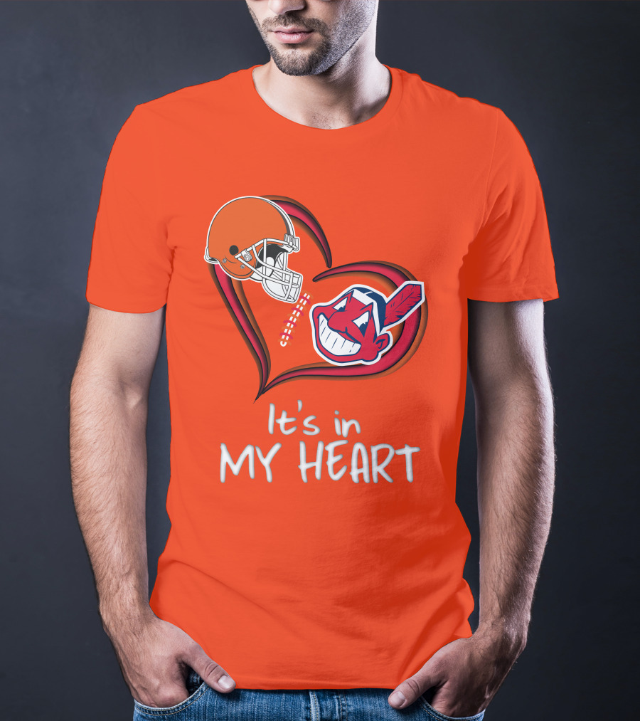 Browns Indians It's In My Heart T-Shirt