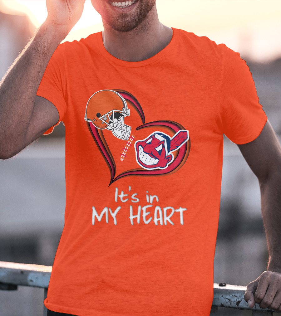 Browns Indians It's In My Heart T-Shirt