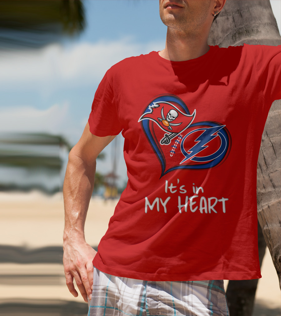 Buccaneers Lightning It's In My Heart T-Shirt
