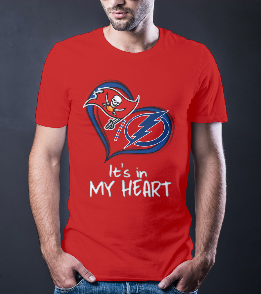 Buccaneers Lightning It's In My Heart T-Shirt