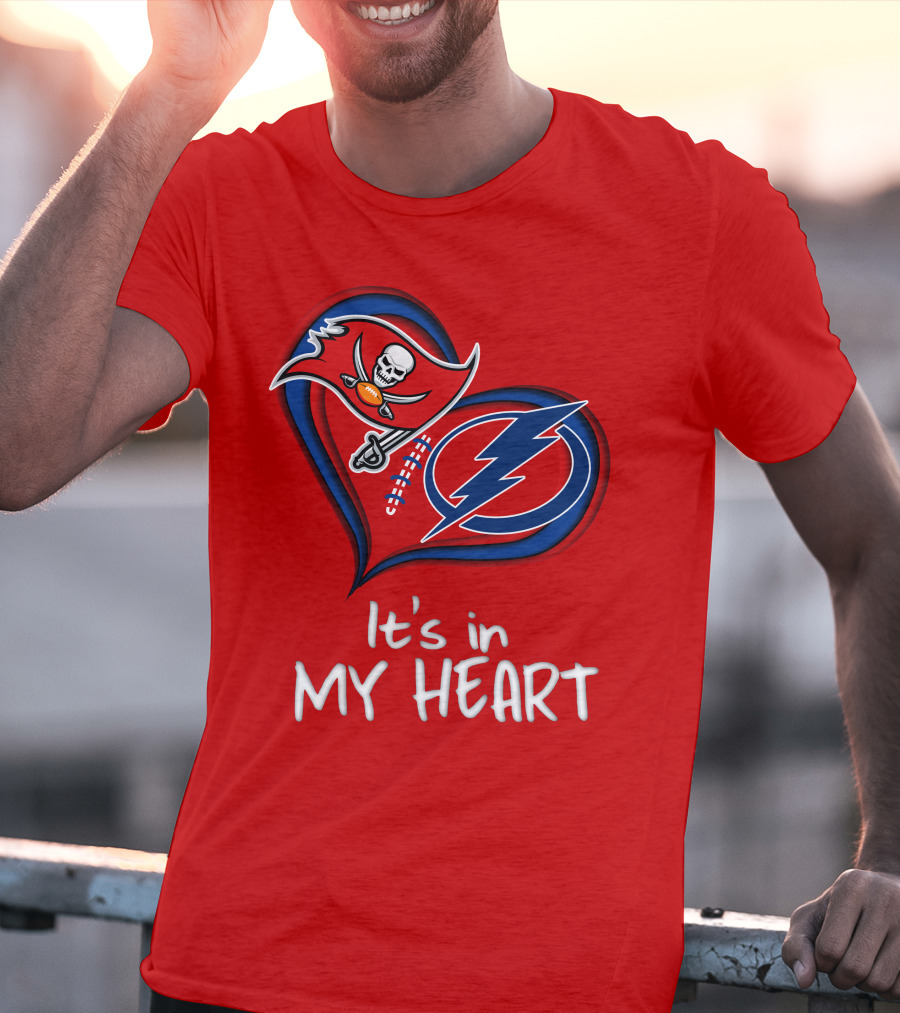 Buccaneers Lightning It's In My Heart T-Shirt