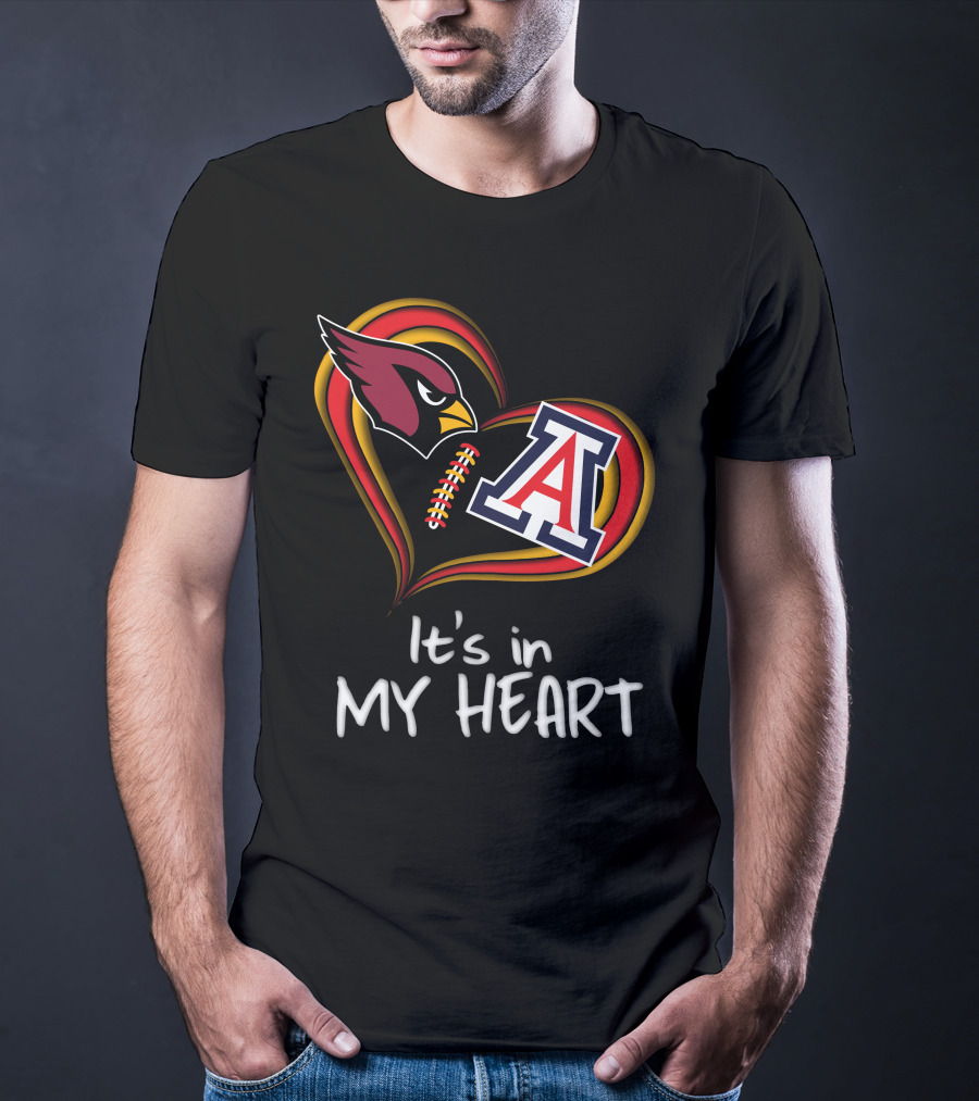 Cardinals Arizona A It's In My Heart T-Shirt