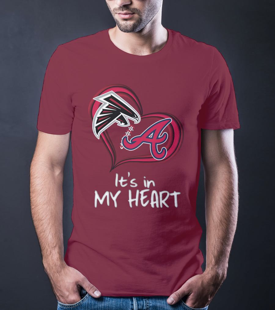 Falcons Braves It's In My Heart T-Shirt