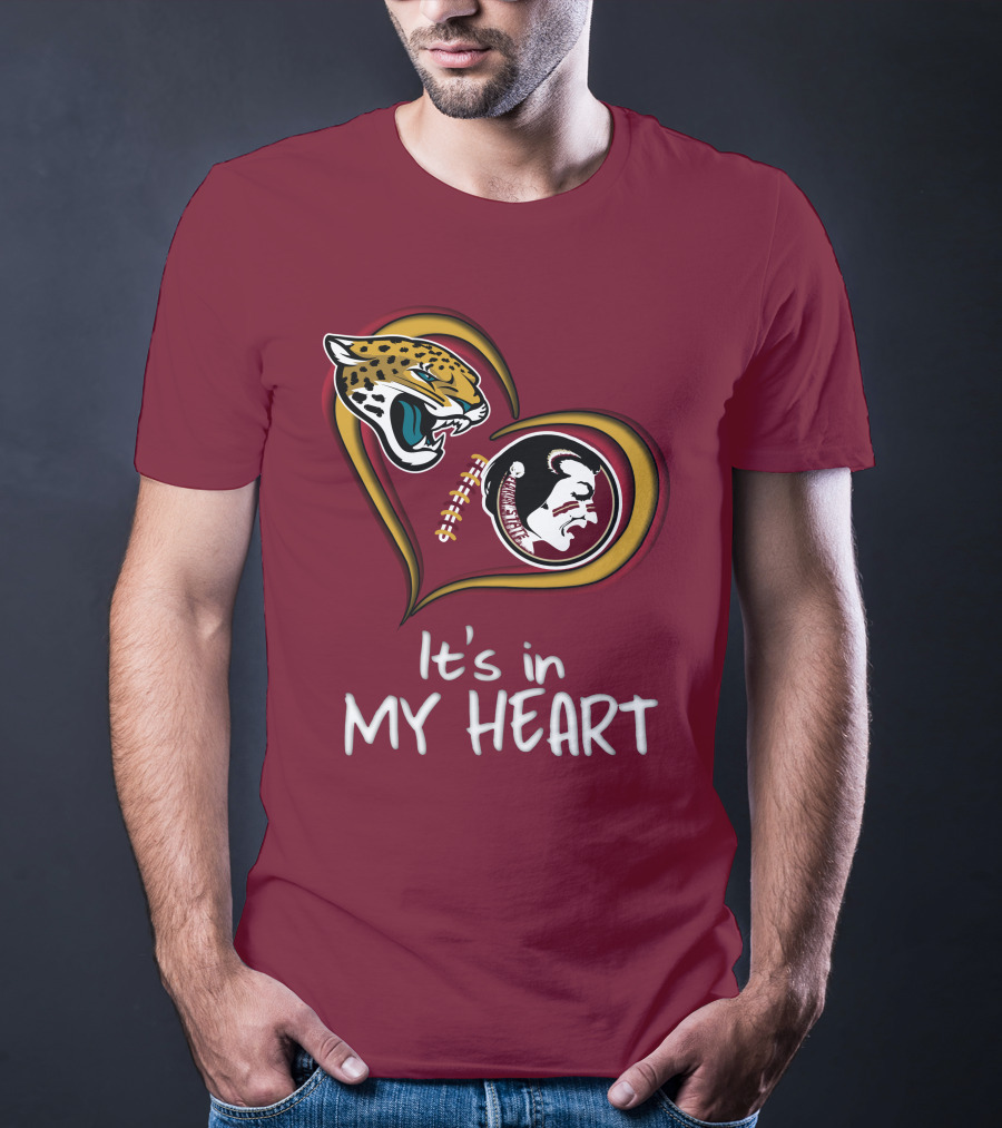 Jaguars Seminoles It's In My Heart T-Shirt