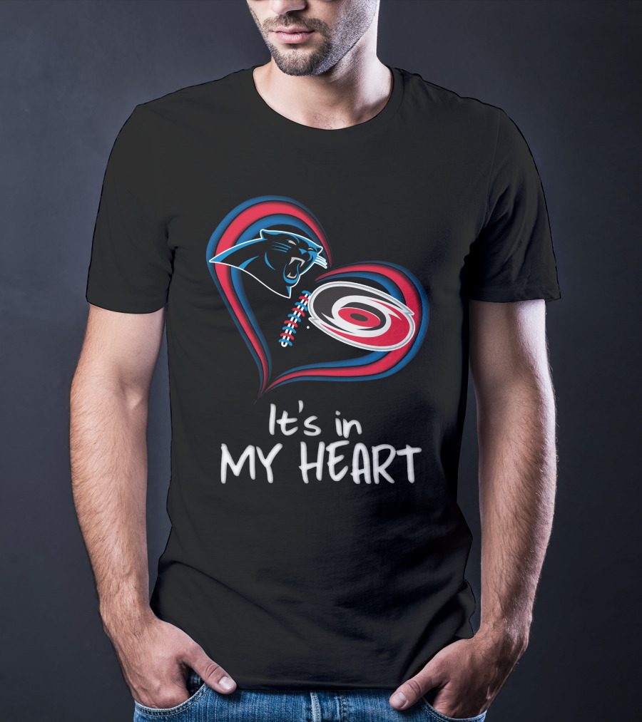 Panthers Hurricanes It's In My Heart T-Shirt