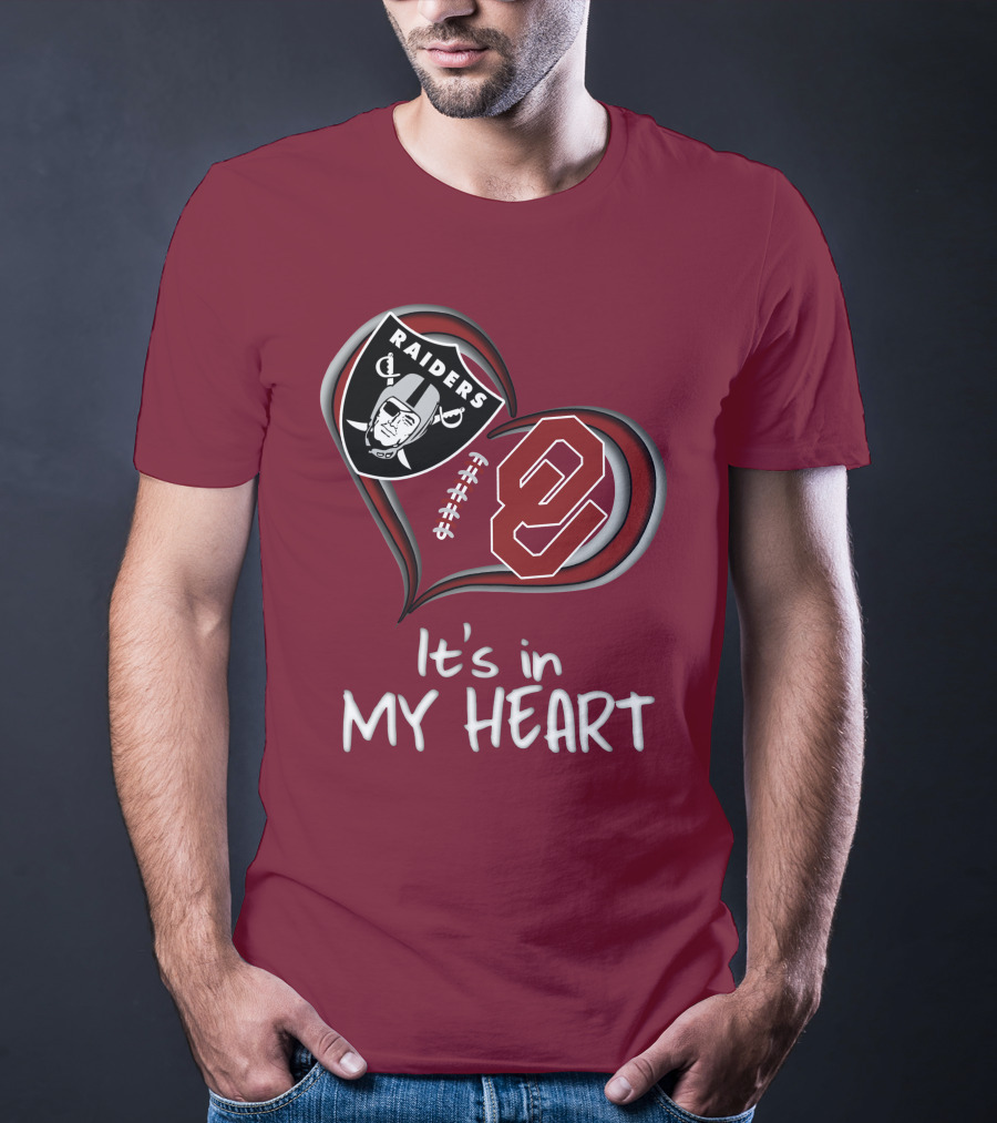 Raiders Sooners It's In My Heart T-Shirt