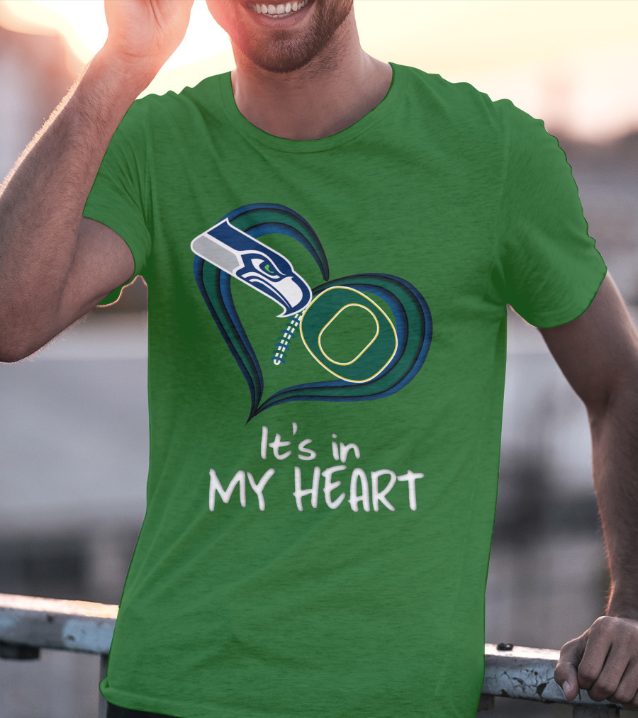 Seahawks Ducks It's In My Heart T-Shirt