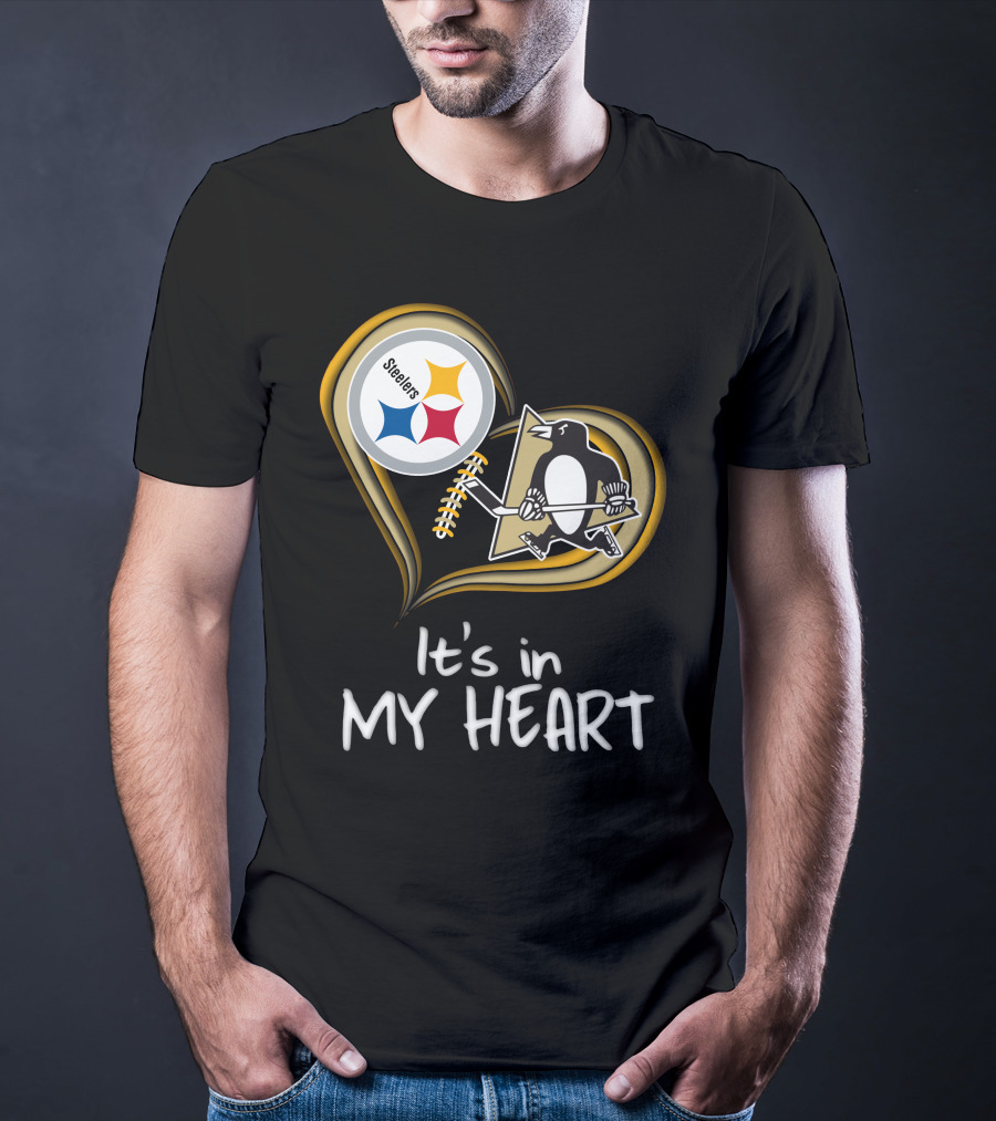 Steelers Penguins It's In My Heart T-Shirt
