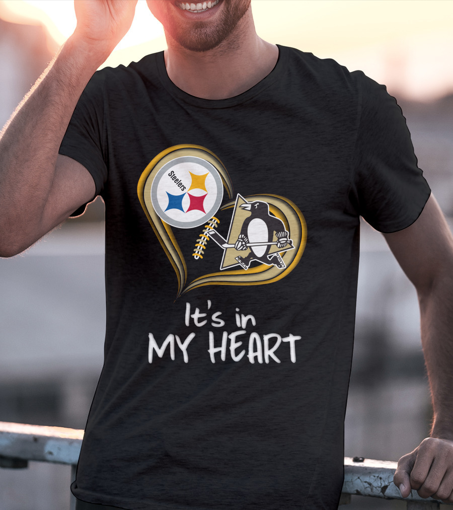 Steelers Penguins It's In My Heart T-Shirt