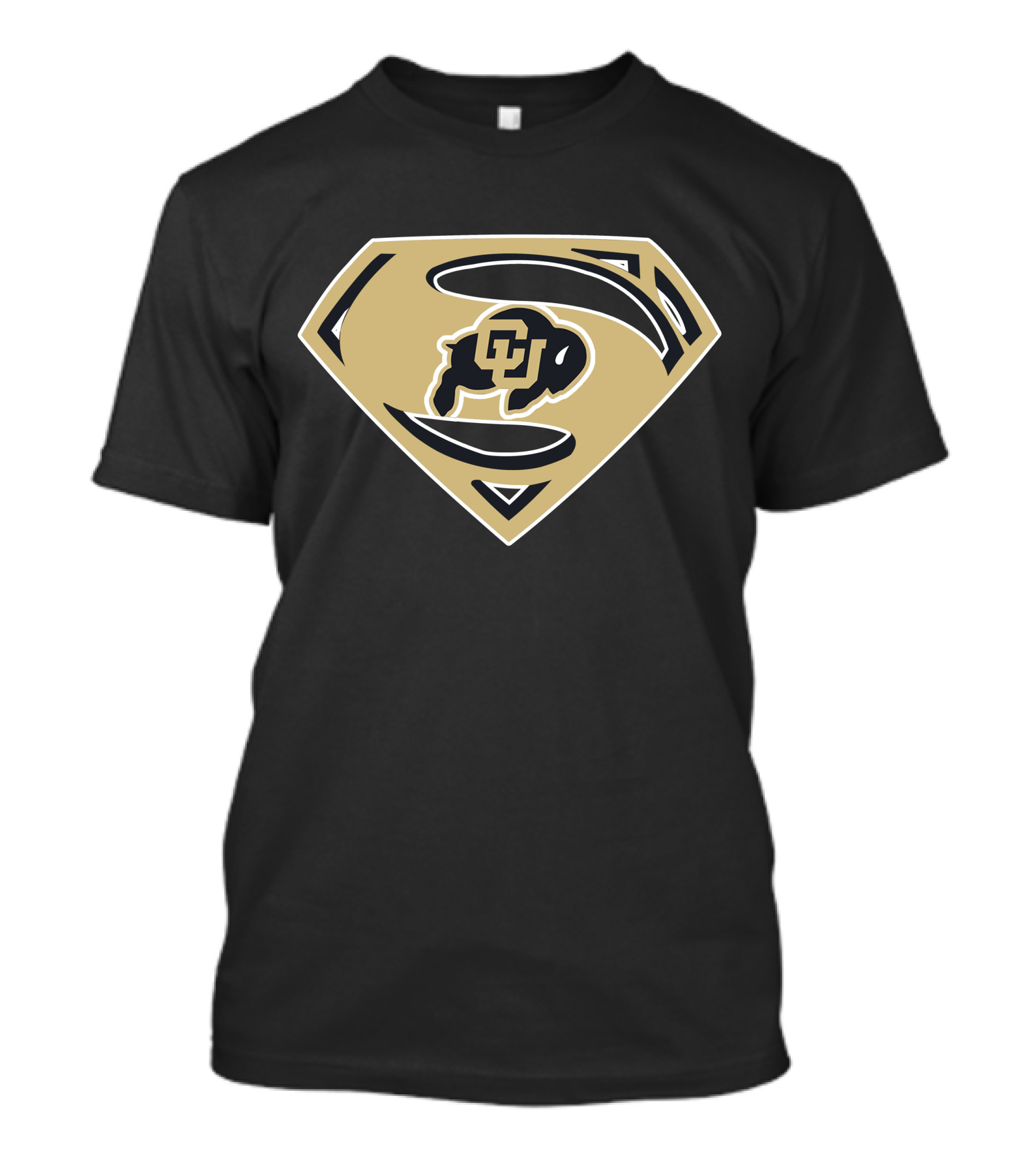 CU Buffaloes Superman Logo Colorado Super Man T-Shirt