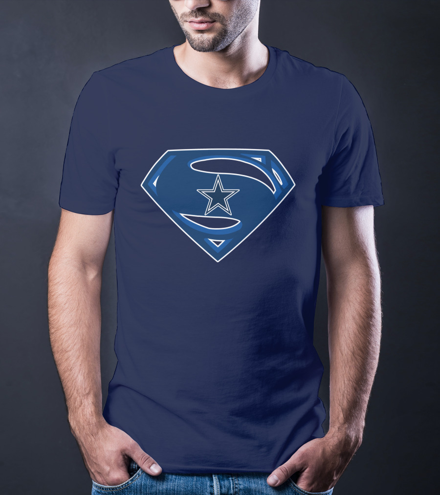 Cowboys Super Man Star Icon T-Shirt