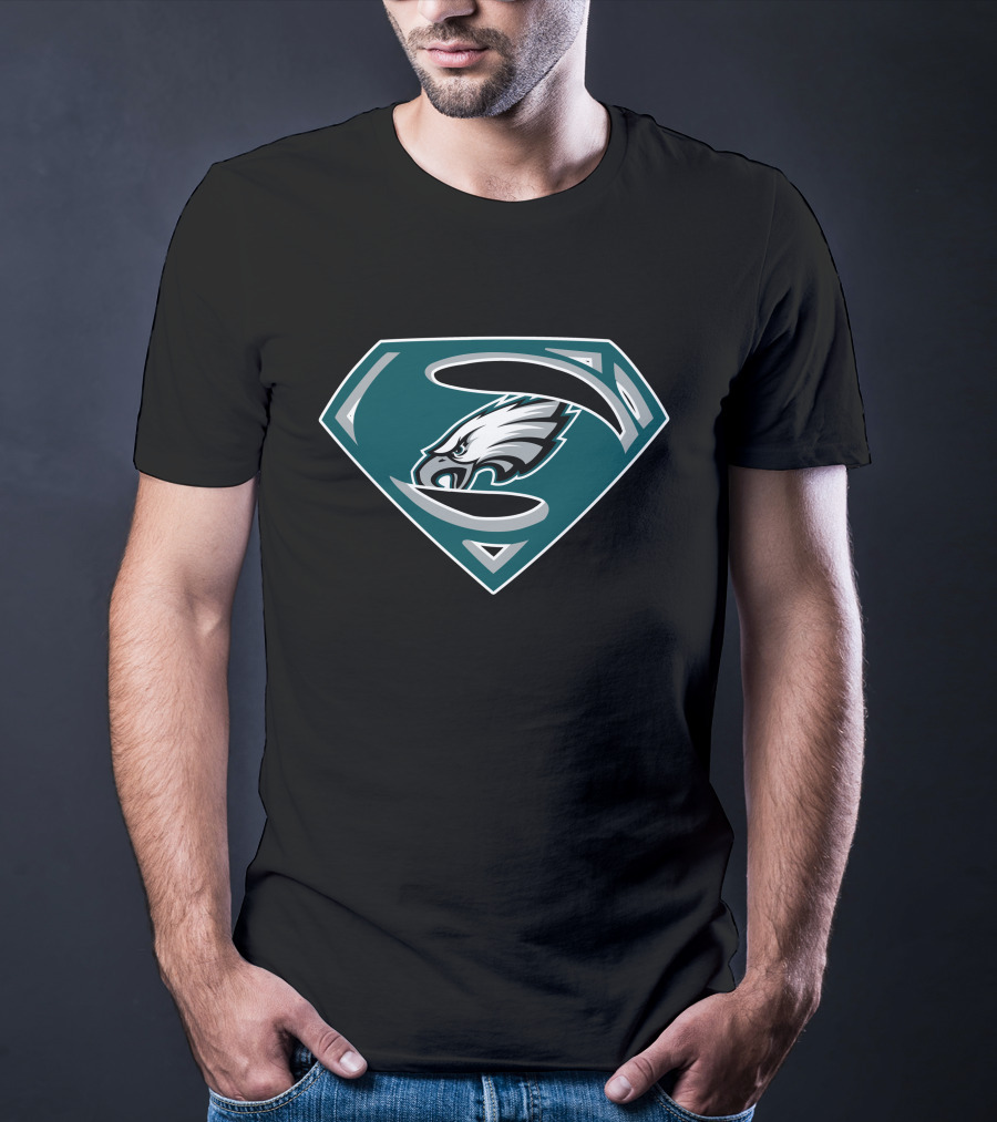 Philadelphia Eagles Super Man T-Shirt