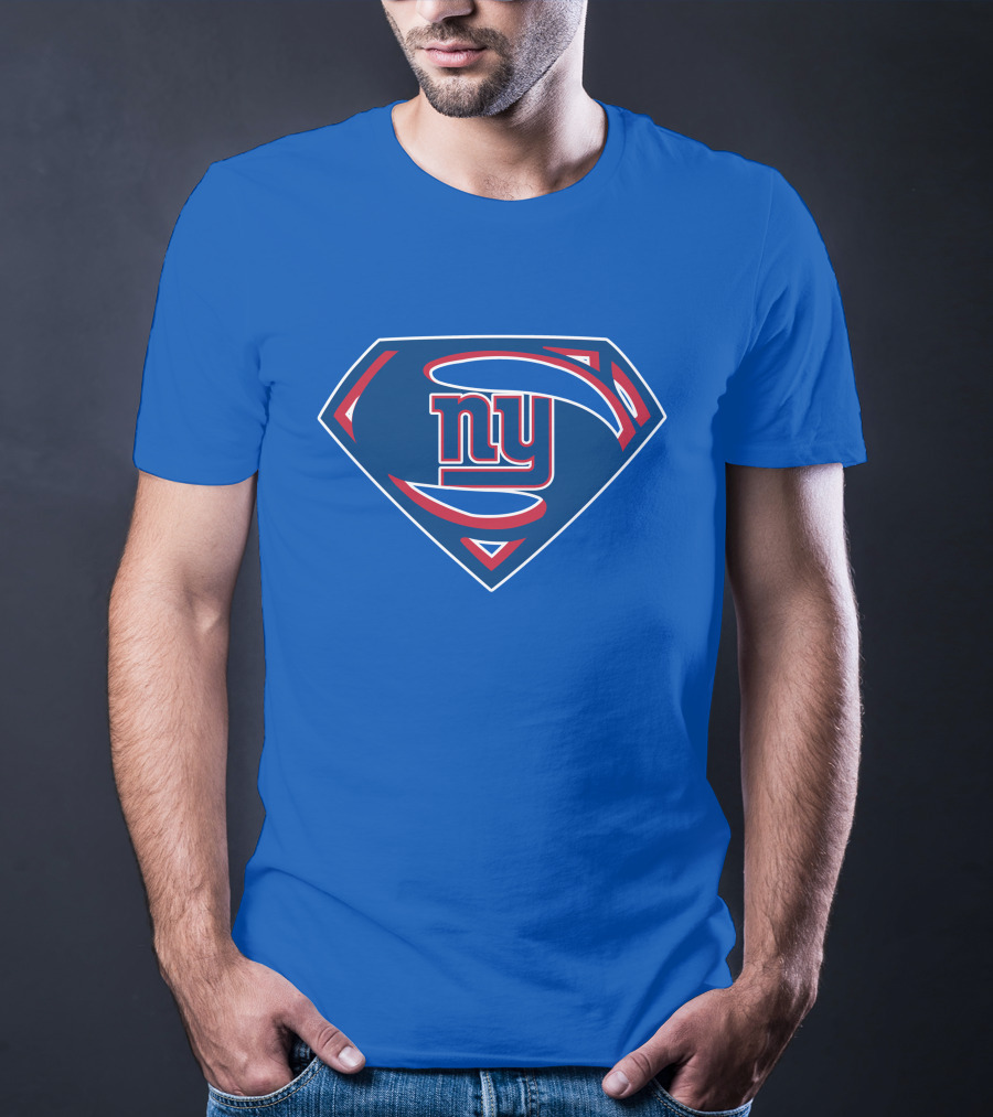 New York Giants Super Man T-Shirt