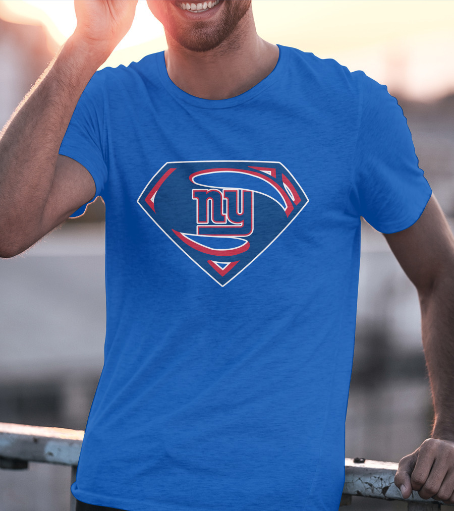 New York Giants Super Man T-Shirt