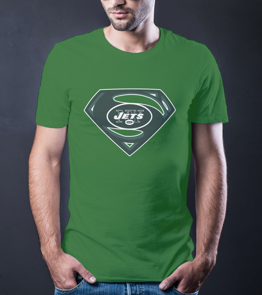 Jets Nfl Super Hero Symbol T-Shirt