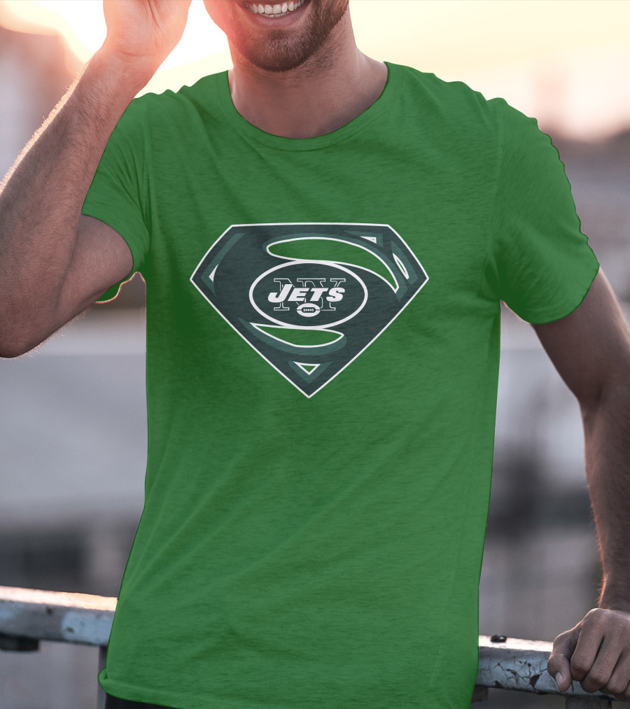 Jets Nfl Super Hero Symbol T-Shirt