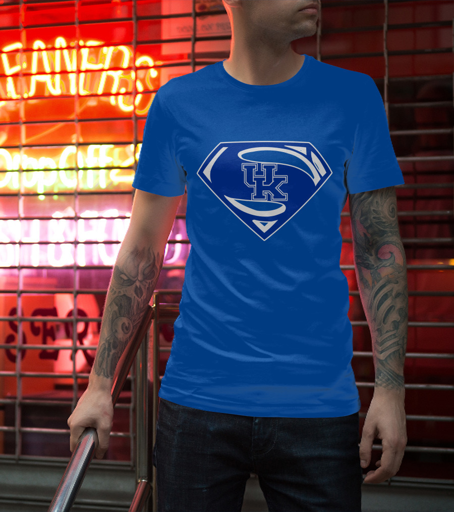 UK Superman Sports Logo Kentucky T-Shirt