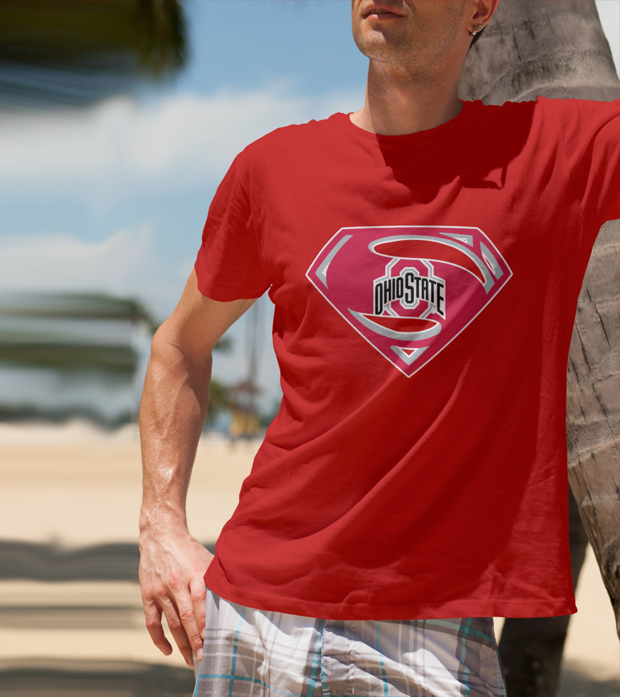 Ohio State Logo Red Shield T-Shirt