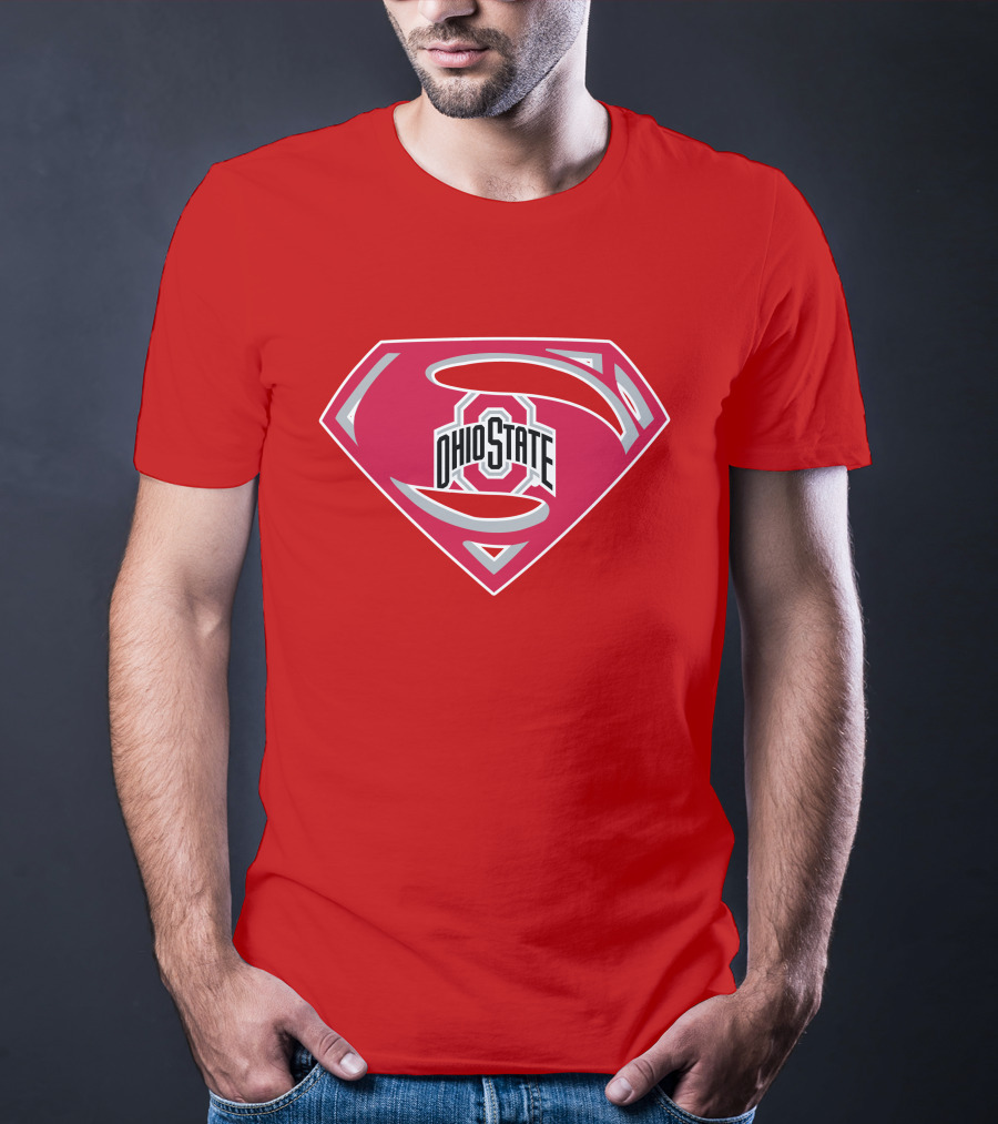 Ohio State Logo Red Shield T-Shirt