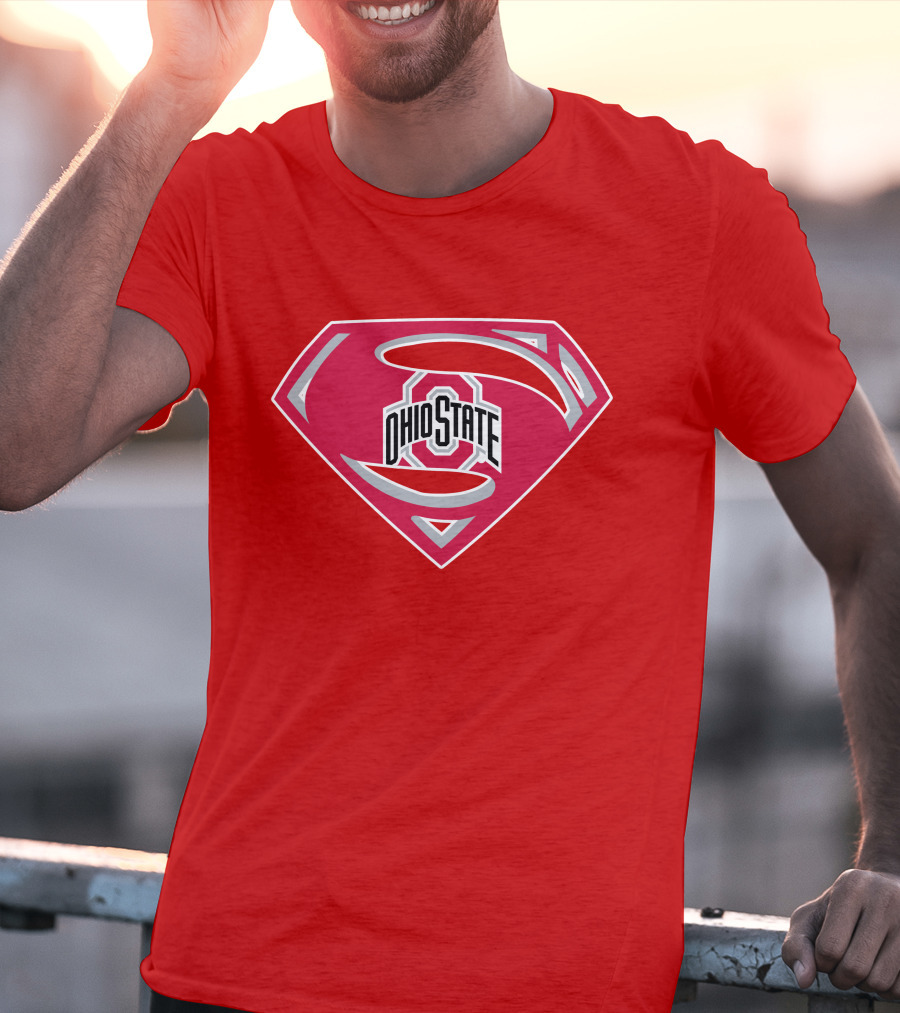 Ohio State Logo Red Shield T-Shirt