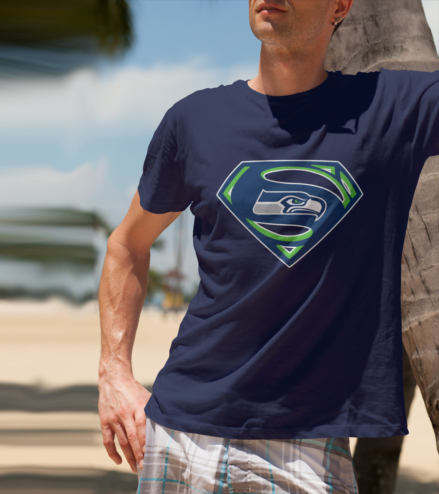 Seattle Seahawks Super Symbol Combination T-Shirt
