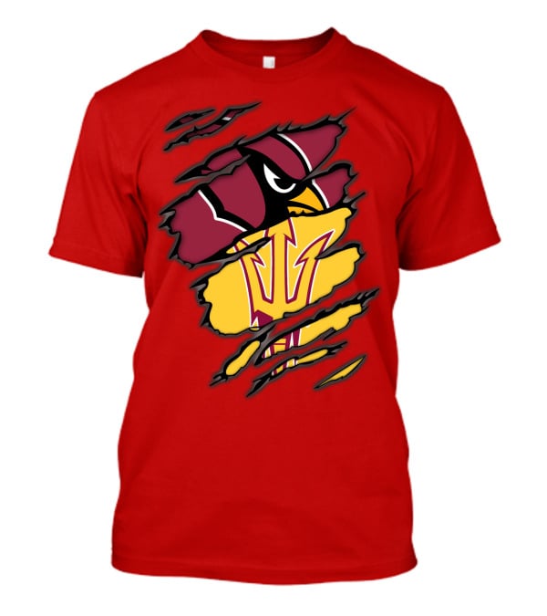 Arizona Cardinals State Sun Devils Fusion T-Shirt