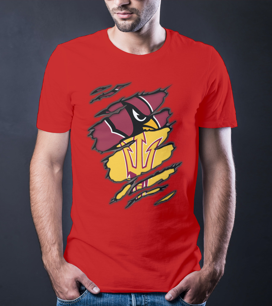Arizona Cardinals State Sun Devils Fusion T-Shirt