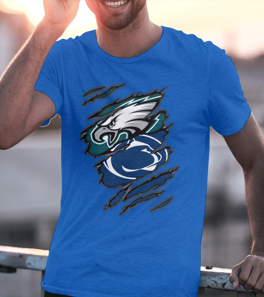 Eagles Penn State Logo Claw T-Shirt