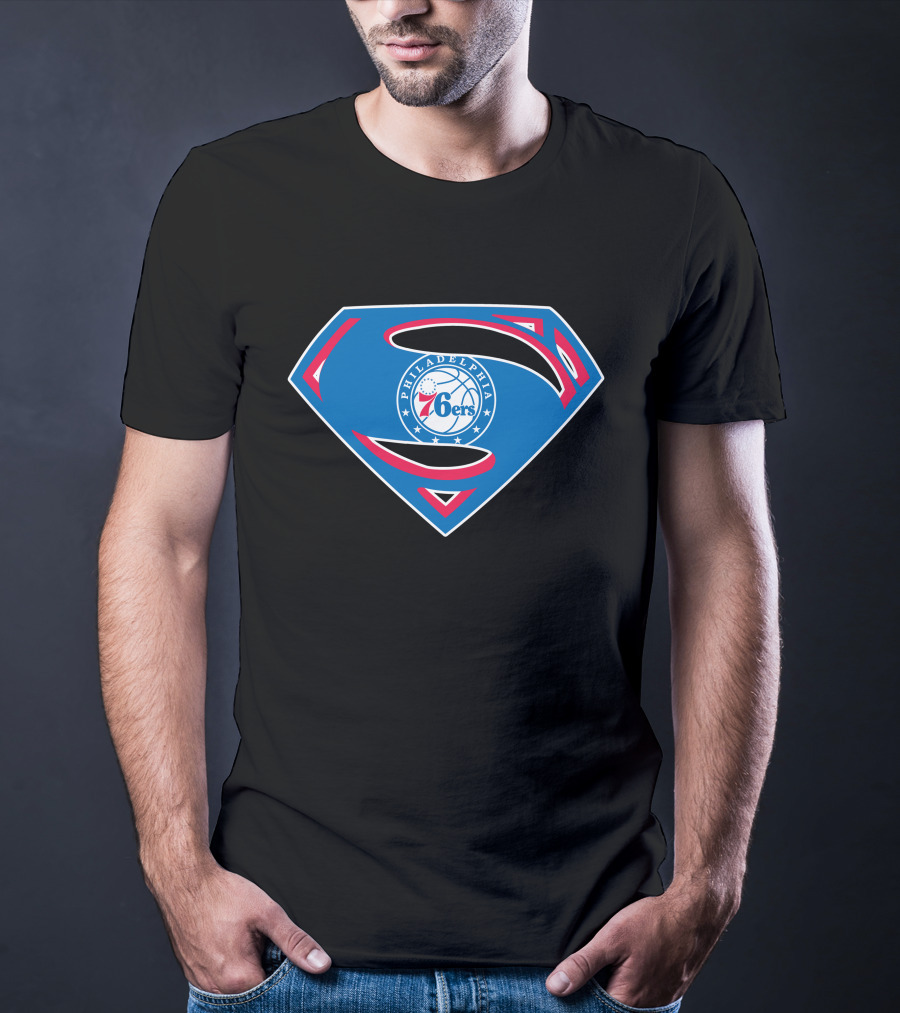 Philadelphia 76ers Superman T-Shirt