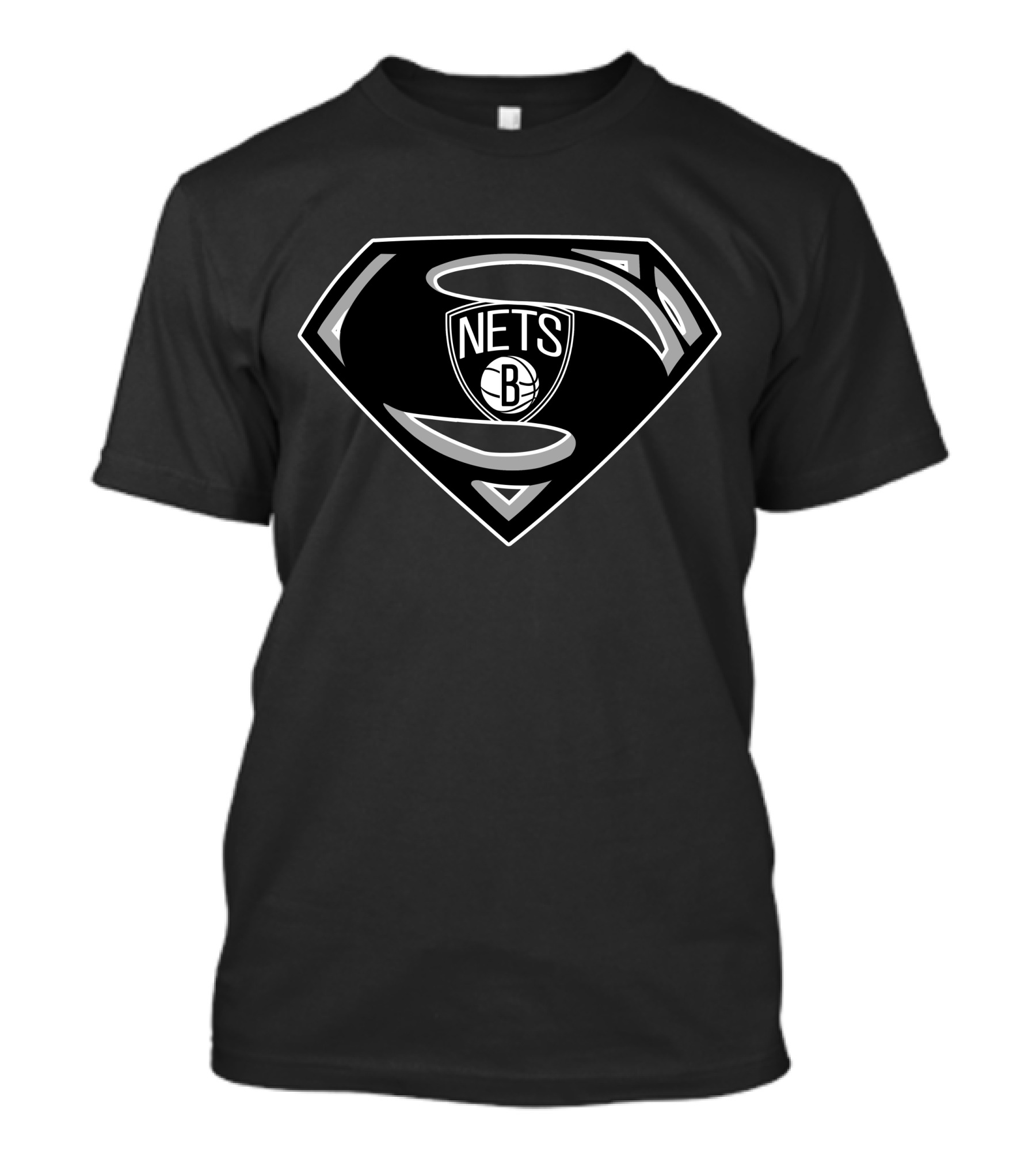 Nets Superman Logo Combination T-Shirt