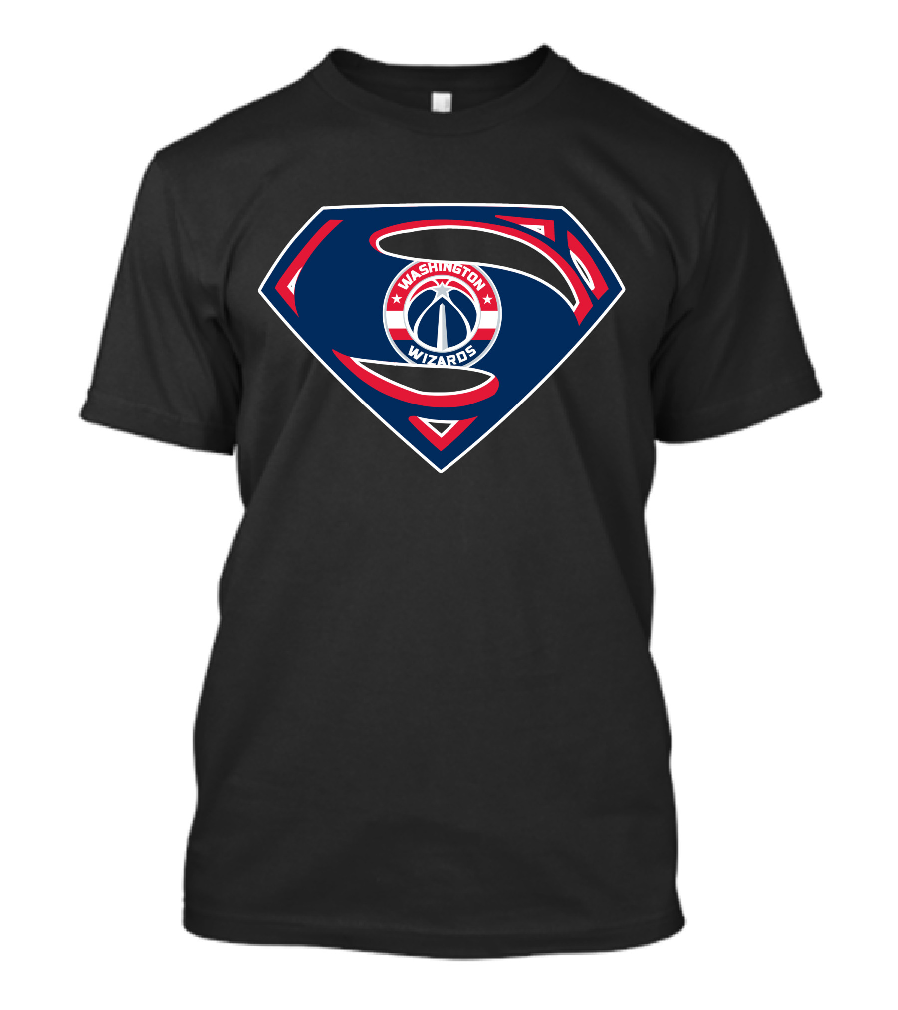 Washington Wizards Superman Logo Combination T-Shirt