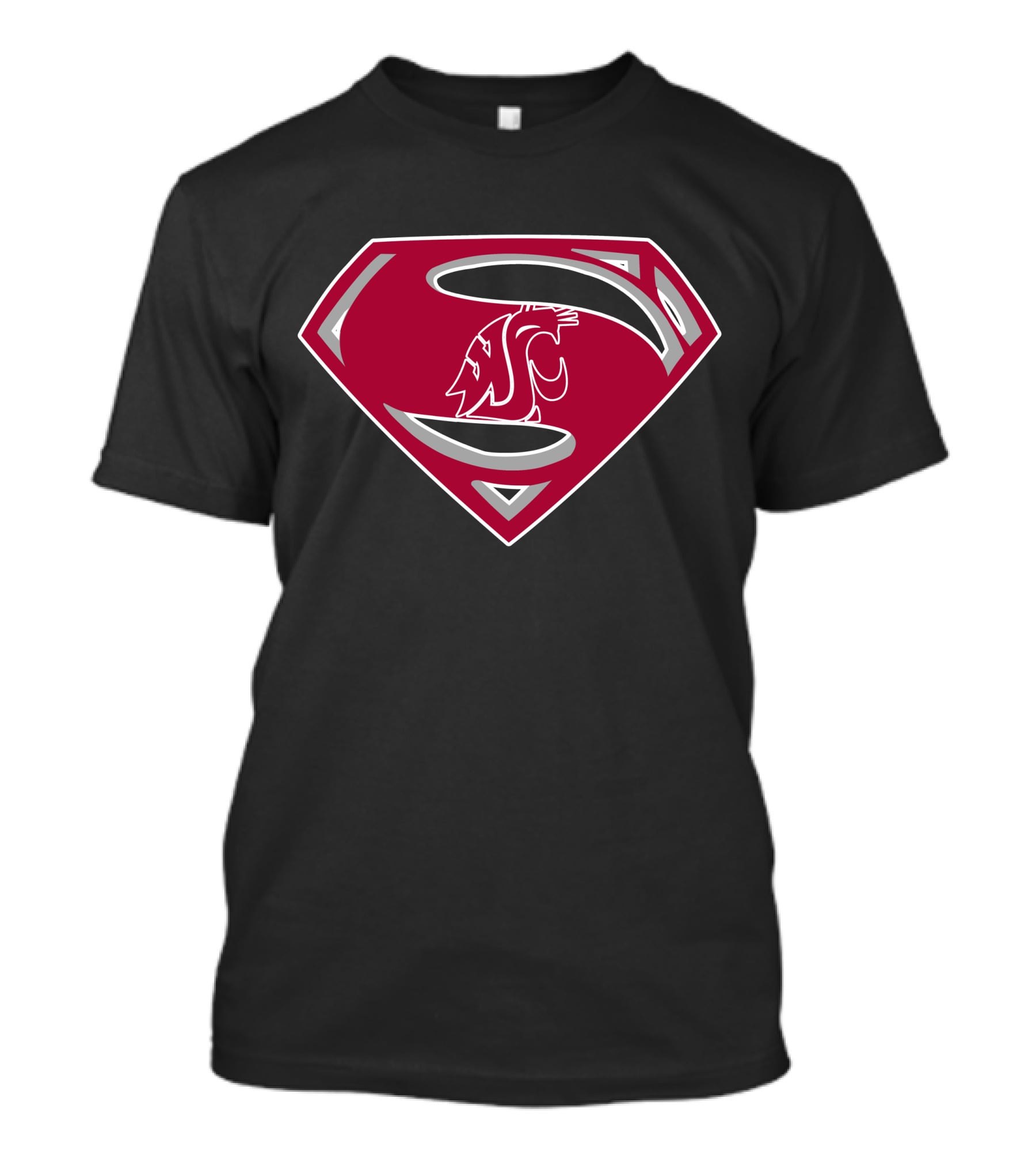 Washington State University Cougars Superman T-Shirt