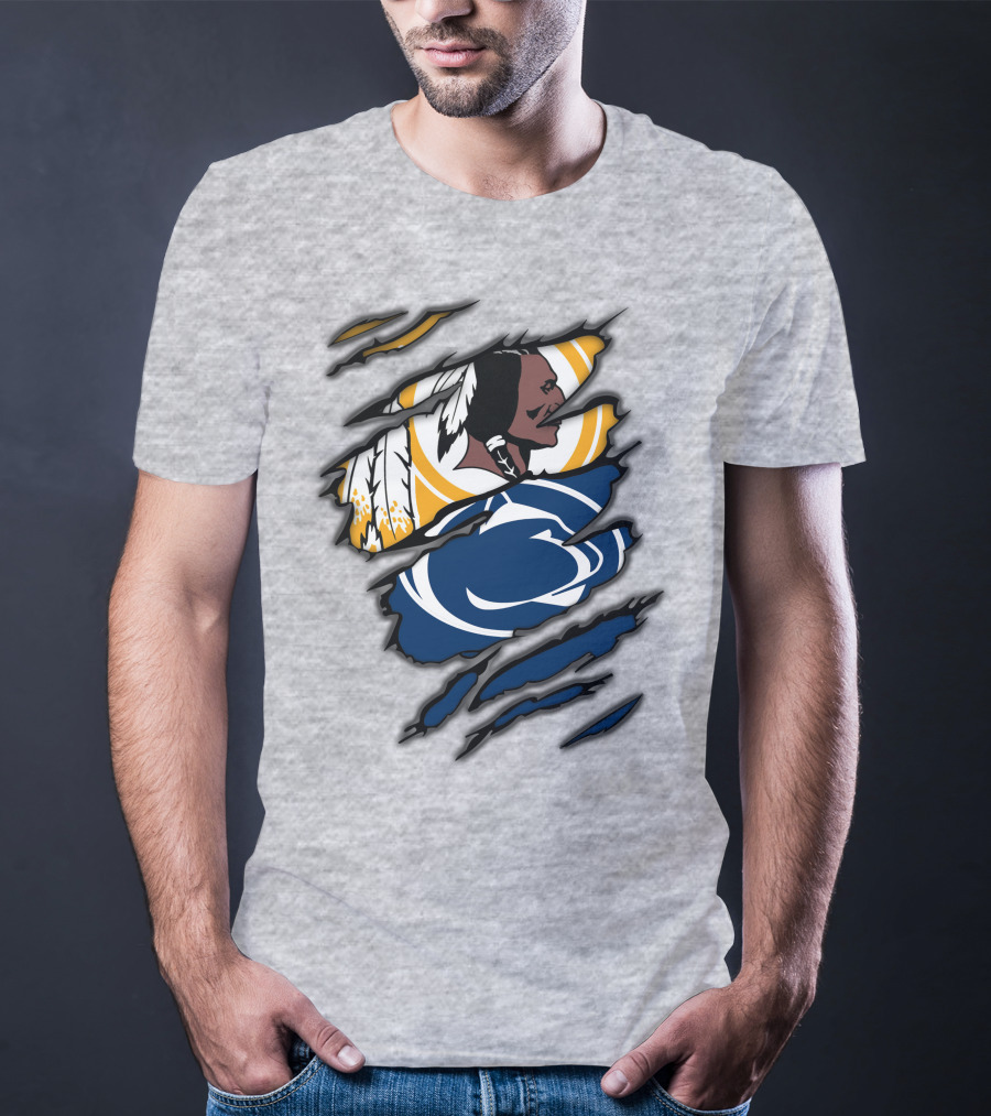 Redskins Penn State Fan Crossover Claw T-Shirt
