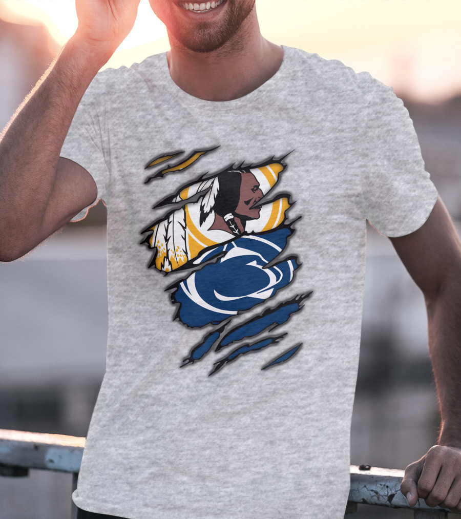 Redskins Penn State Fan Crossover Claw T-Shirt