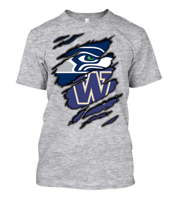 Seahawks Huskies W Logo Combo T-Shirt
