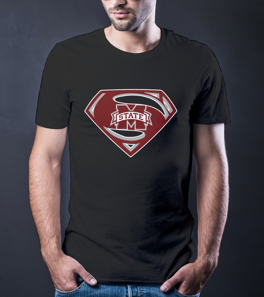 Superman M State Logo With Shield T-Shirt