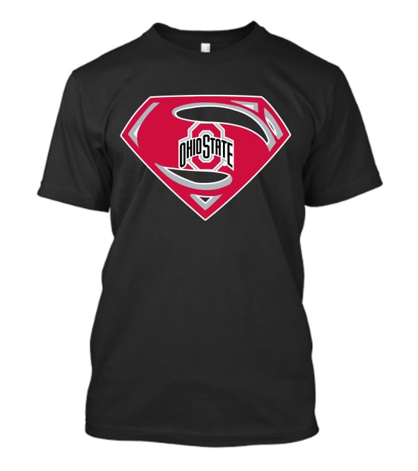Superman Logo Ohio State Buckeyes Emblem T-Shirt