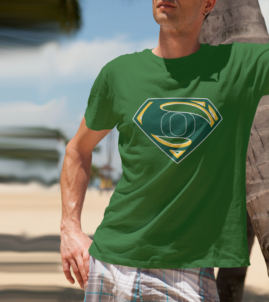 Superman Logo Oregon Ducks Color T-Shirt