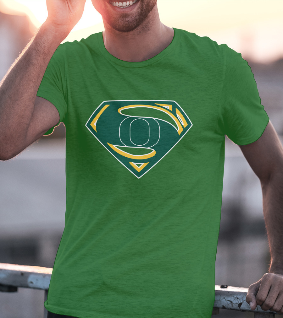 Superman Logo Oregon Ducks Color T-Shirt