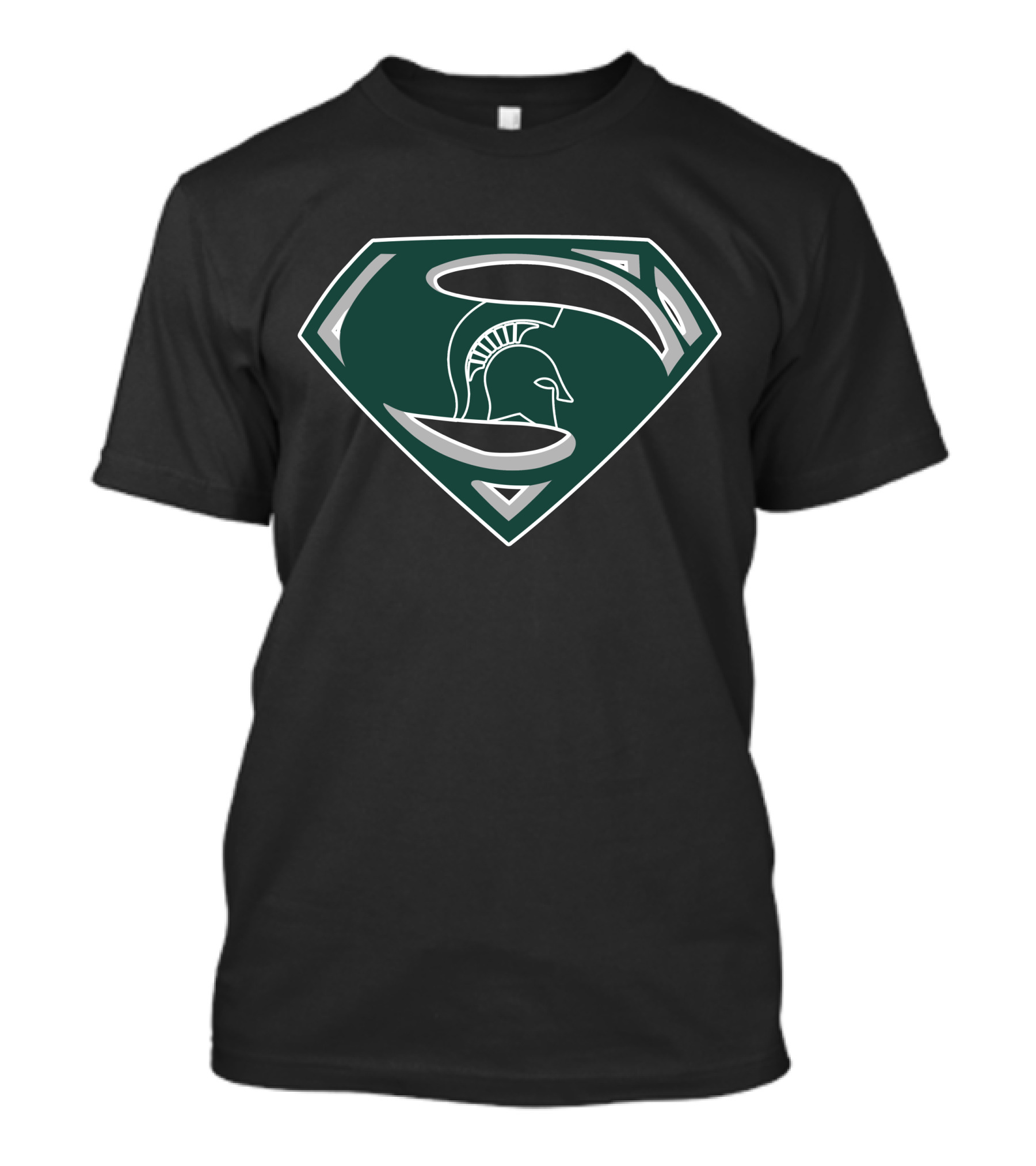 Superman Spartan Helmet Crest T-Shirt