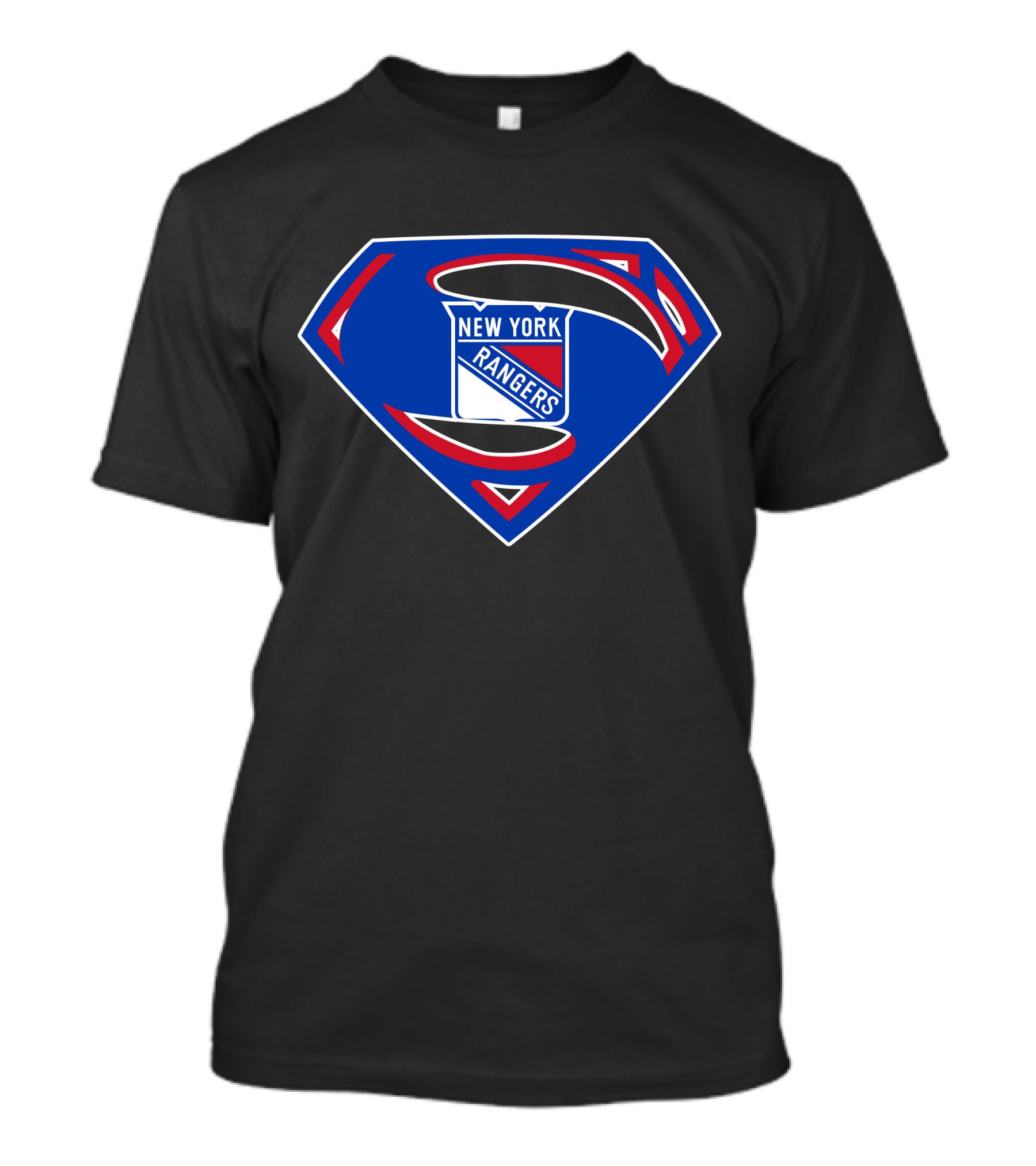 New York Rangers Superman Shield T-Shirt