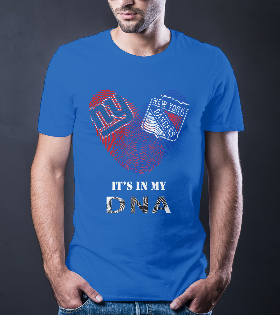 Giants New York Rangers It's In My Dna T-Shirt