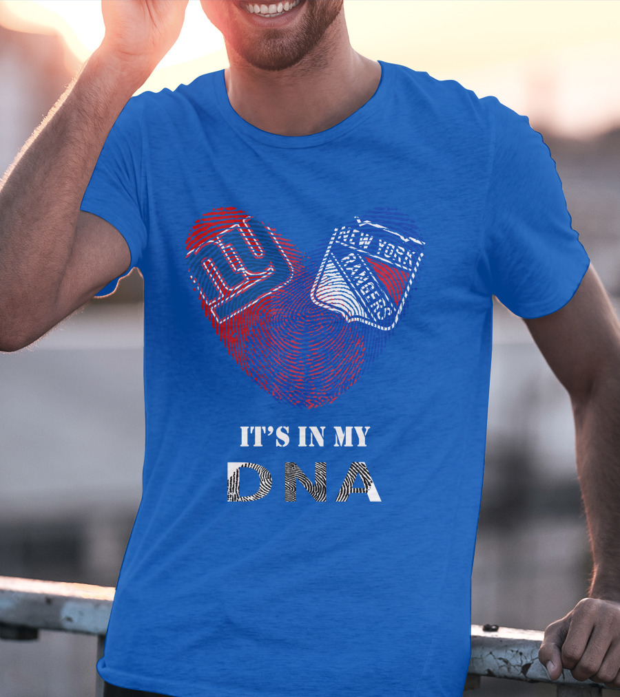 Giants New York Rangers It's In My Dna T-Shirt