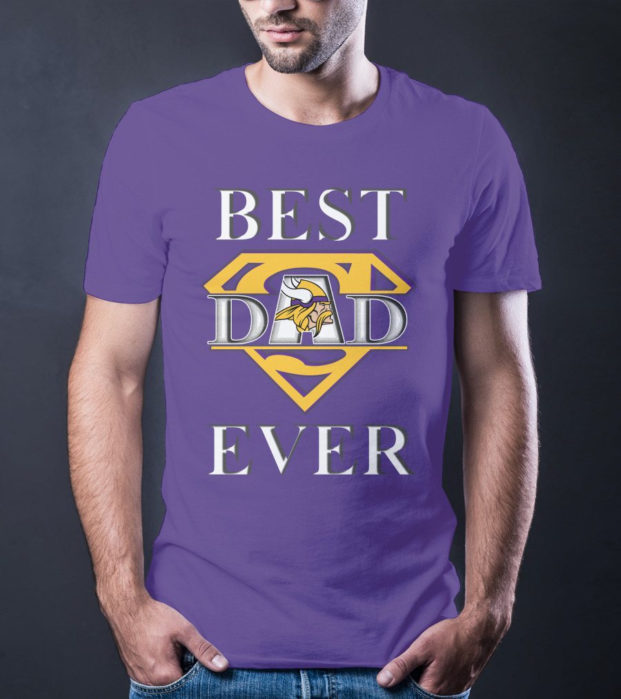 Best Dad Ever Vikings Super T-Shirt