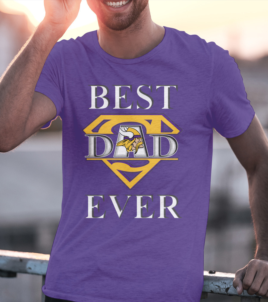 Best Dad Ever Vikings Super T-Shirt