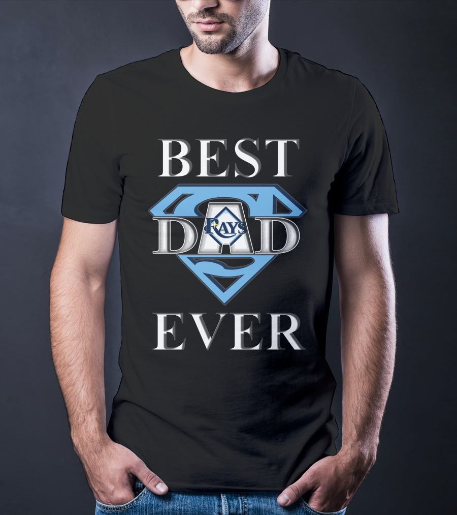 Best Dad Ever Tampa Bay Rays Super Dad T-Shirt