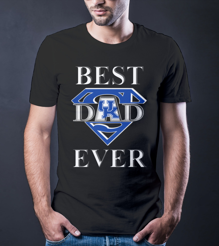 Best Dad Ever Kentucky Wildcats Super T-Shirt