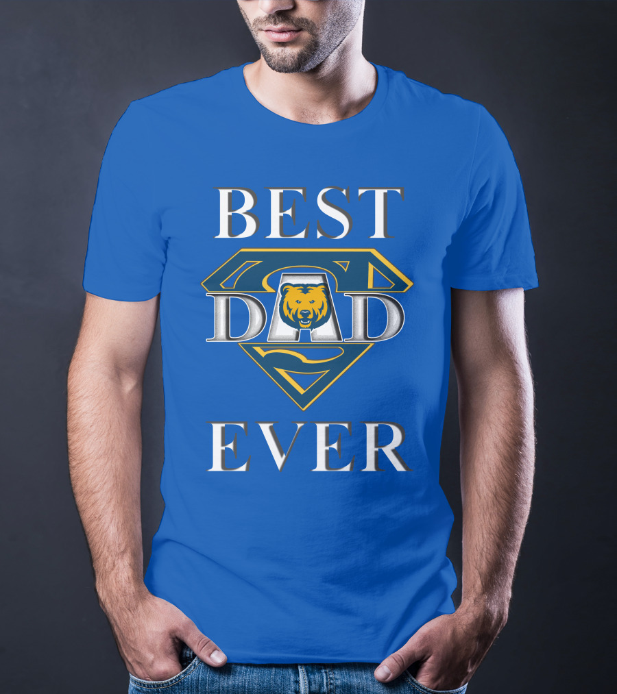 Best Dad Ever Northern Colorado Bears Super Dad T-Shirt